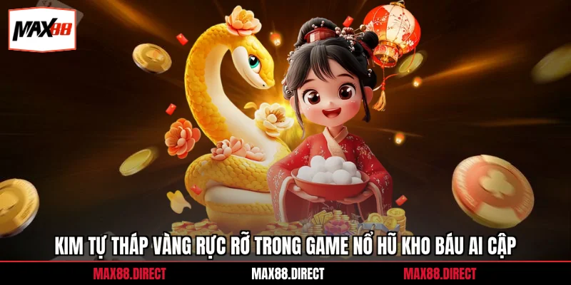 Kim tự tháp vàng rực rỡ trong game nổ hũ Kho báu Ai Cập